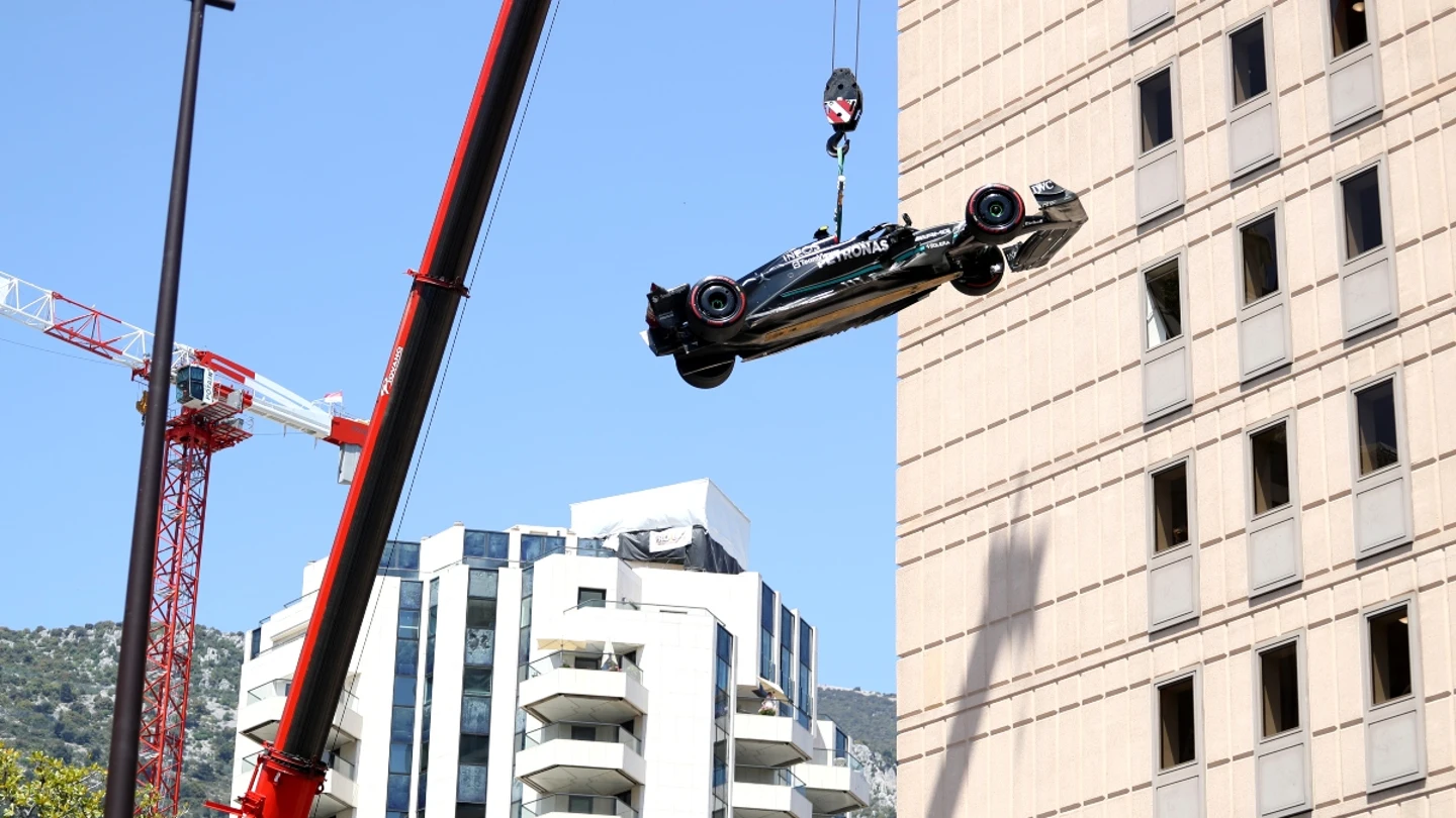 El Mercedes de Hamilton, volando El Mercedes de Hamilton, volando
