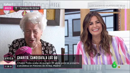 El fenómeno de Charito, candidata a los 99 años, trasciende fronteras: "Me han llamado de EEUU, ¡soy importante!" El fenómeno de Charito, candidata a los 99 años, trasciende fronteras: "Me han llamado de EEUU, ¡soy importante!"
