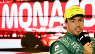 Alonso, en rueda de prensa de la FIA