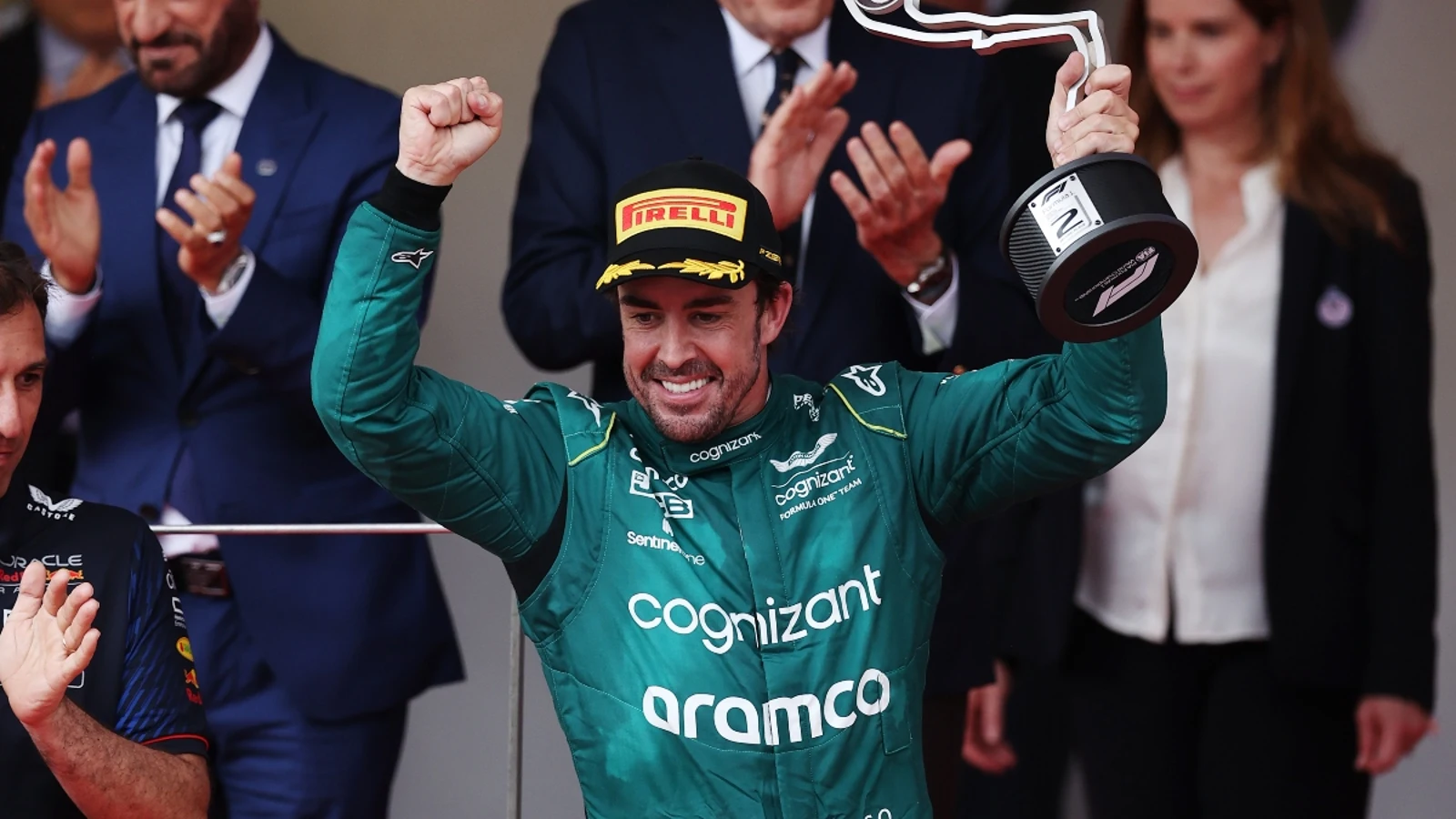 Fernando Alonso Podio Gran Premio de Bahrain 2023