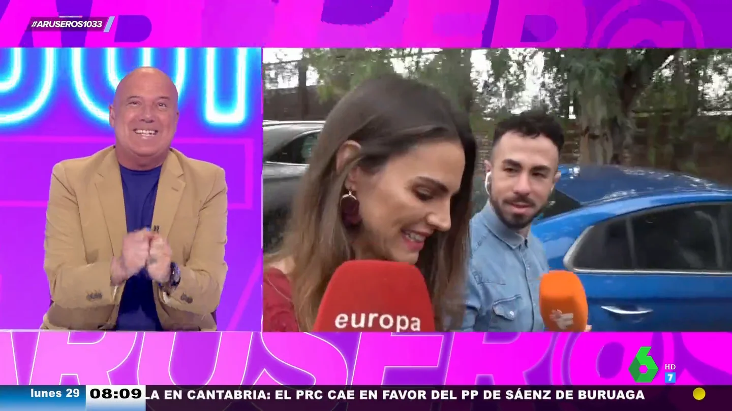 La divertida petición de Alfonso Arús a los reporteros que persiguen a Amaia Salamanca por su supuesta ruptura La divertida petición de Alfonso Arús a los reporteros que persiguen a Amaia Salamanca por su supuesta ruptura