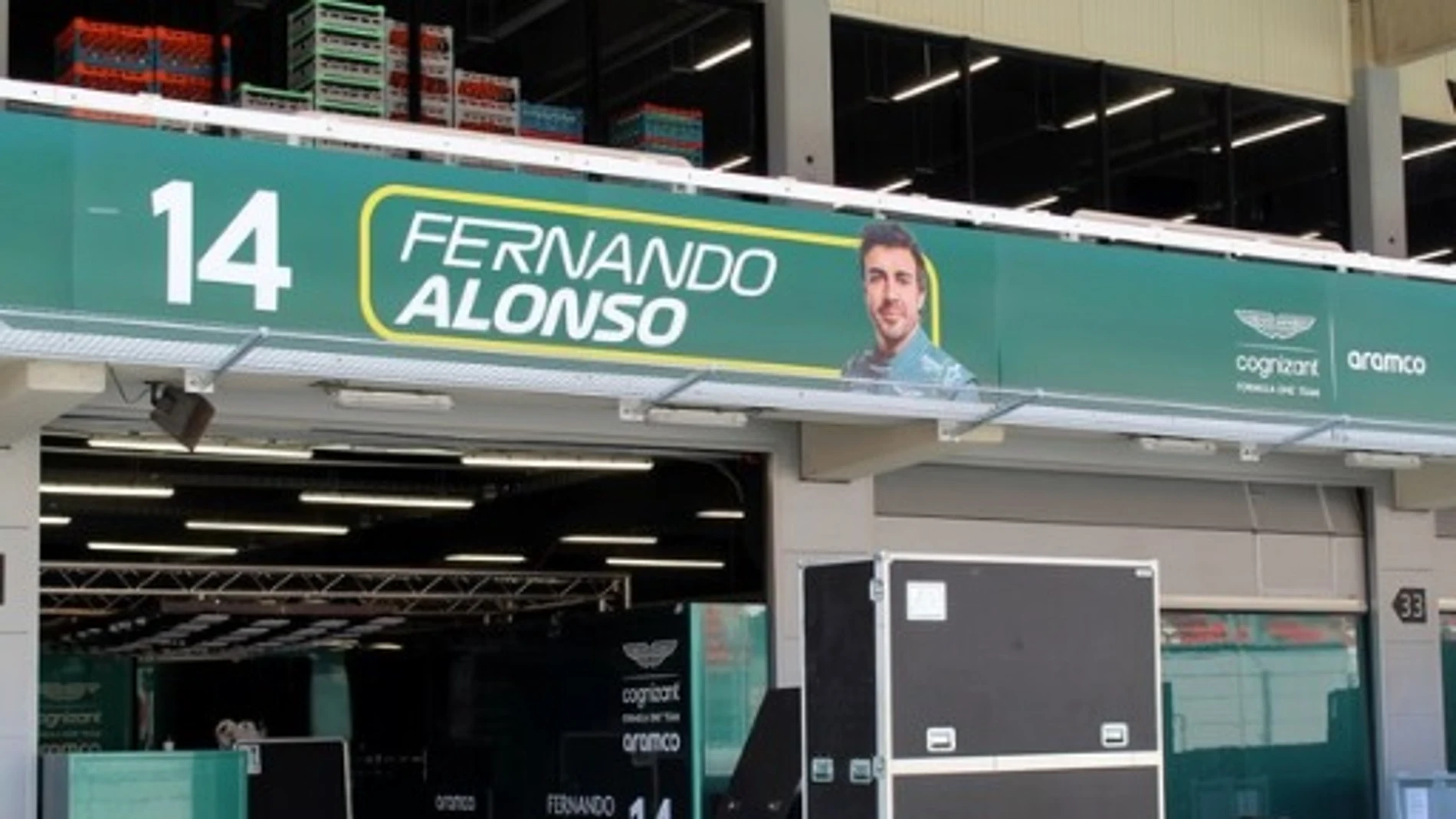 El garaje número 33 del GP de Barcelona será para Alonso. ¿Casualidad?