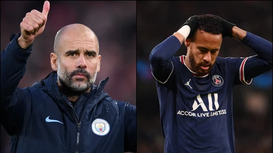 Guardiola y Neymar Guardiola y Neymar