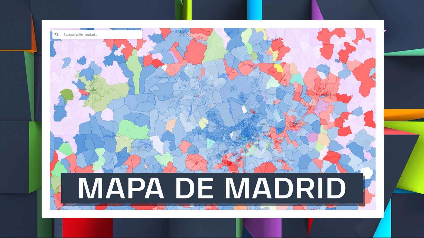 ¿A quién ha votado tu vecino? Consulta el mapa de resultados en Madrid, calle a calle ¿A quién ha votado tu vecino? Consulta el mapa de resultados en Madrid, calle a calle