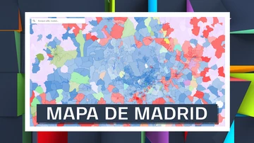 ¿A quién ha votado tu vecino? Consulta el mapa de resultados en Madrid, calle a calle