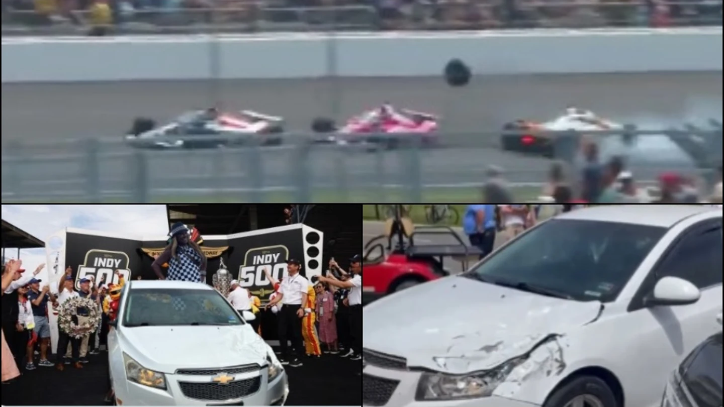 El brutal accidente de la Indycar El brutal accidente de la Indycar