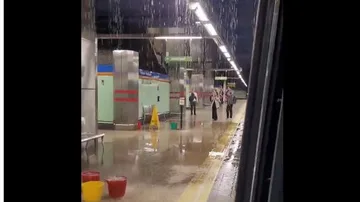 Metro Madrid se inunda