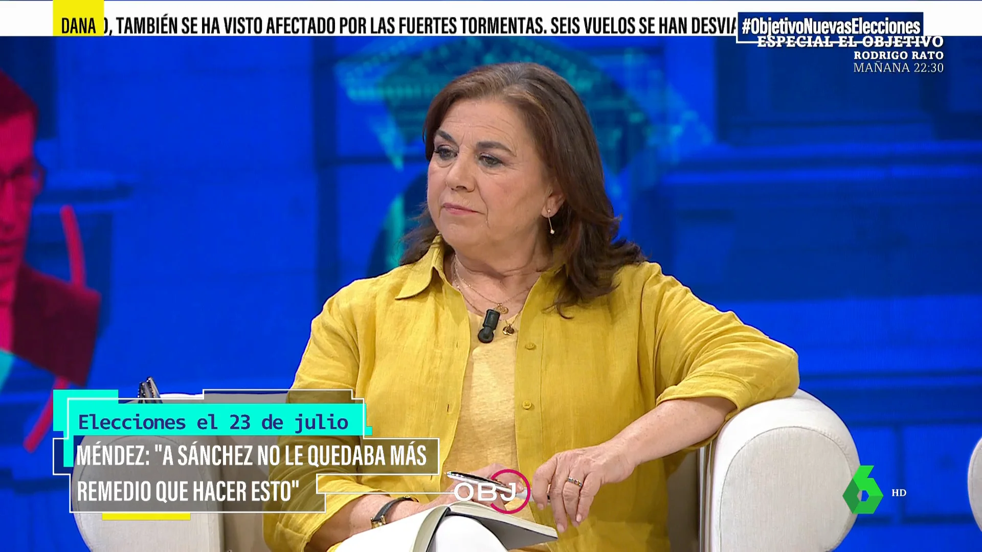 Lucía Méndez, en El Objetivo