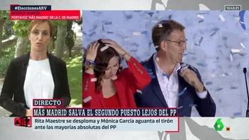 El análisis de Mónica García tras los resultados de las elecciones del 28M: &quot;El péndulo está en esa ola de retroceso&quot;