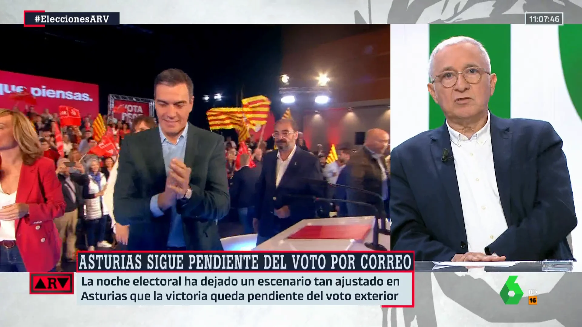 La reflexión de Xavier Sardá sobre las elecciones: "Generalmente las pierde quién está en el Gobierno"