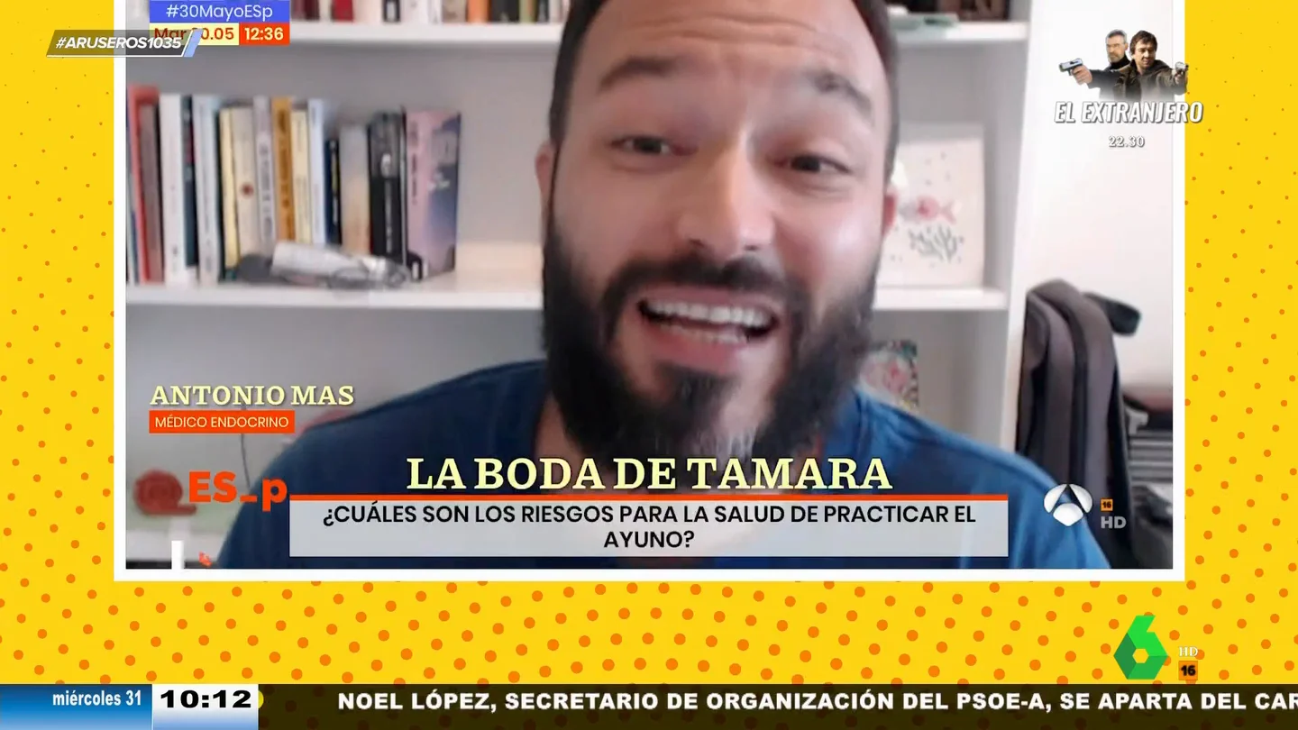 Un endocrino, a quien siga la dieta de Tamara Falcó sin supervisión: "Perderás kilos, pero no a costa de ganar salud" Un endocrino, a quien siga la dieta de Tamara Falcó sin supervisión: "Perderás kilos, pero no a costa de ganar salud"