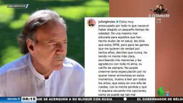 Julio Iglesias carga contra quienes ponen en duda su buen estado de salud: "¿Cómo se puede acumular tanta maldad?"