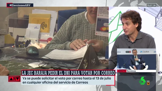 Lluís Orriols defiende que los votos presenciales "deberían hacerse dentro de cabinas" para evitar su compra Lluís Orriols defiende que los votos presenciales "deberían hacerse dentro de cabinas" para evitar su compra