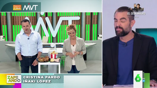 El 'dardo' de Iñaki Lopez a Dani Mateo por sus bromas sin gracia: "Llevamos esperando el chiste dos años" El 'dardo' de Iñaki Lopez a Dani Mateo por sus bromas sin gracia: "Llevamos esperando el chiste dos años"