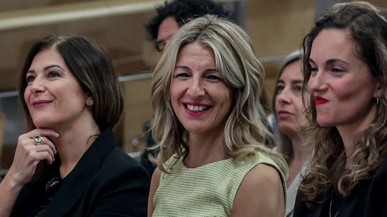 La vicepresidenta segunda y ministra de Trabajo y Economía Social, Yolanda Díaz, asiste a la presentación del libro 'Perder la gracia La vicepresidenta segunda y ministra de Trabajo y Economía Social, Yolanda Díaz, asiste a la presentación del libro 'Perder la gracia