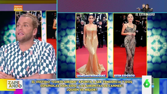 Duelo de estilo entre Georgina Rodríguez y Ester Expósito con el corte sirena Duelo de estilo entre Georgina Rodríguez y Ester Expósito con el corte sirena