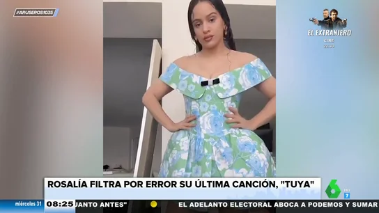 Rosalía filtra canción por error Rosalía filtra canción por error