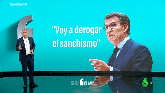 Feijóo centra su precampaña en "derogar al 'sanchismo': si Vox quiere, puede facilitarlo" Feijóo centra su precampaña en "derogar al 'sanchismo': si Vox quiere, puede facilitarlo"