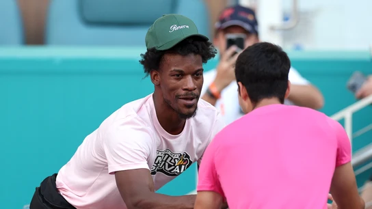 Carlos Alcaraz y Jimmy Butler Carlos Alcaraz y Jimmy Butler