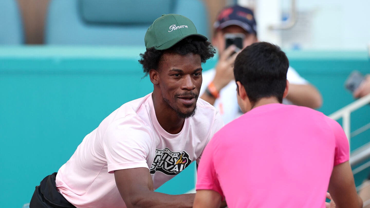 Carlos Alcaraz y Jimmy Butler