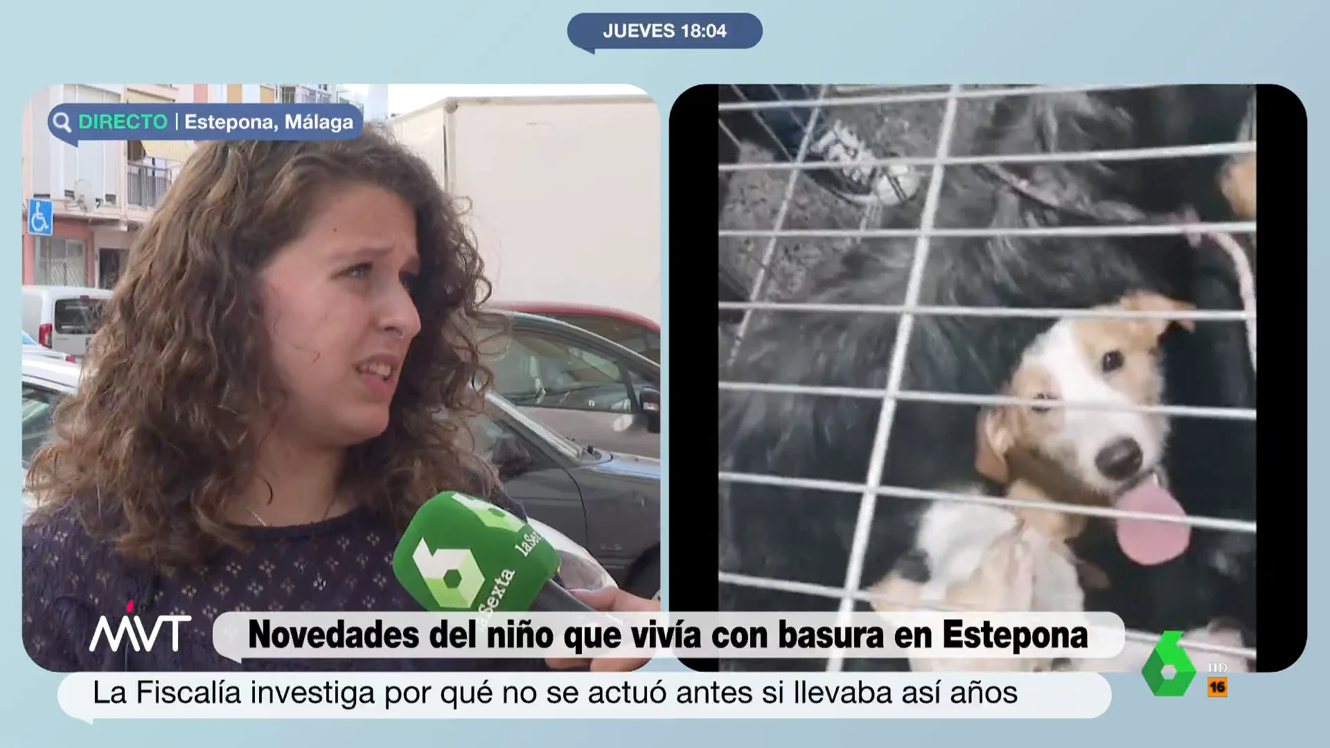 Habla la vecina del niño que vivía en una montaña de basura: "Había 38 perros. Se escuchaban palizas"