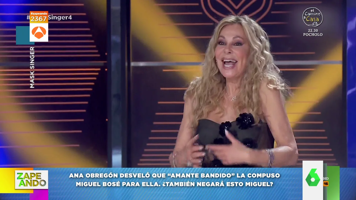 Ana Obregón revela en 'Mask Singer' que una de las canciones se compuso para ella: "Todo el mundo sabe que fue mi primer amor" Ana Obregón revela en 'Mask Singer' que una de las canciones se compuso para ella: "Todo el mundo sabe que fue mi primer amor"