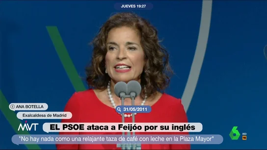 La reacción de Iñaki López al recordar el cup of café con leche de Ana Botella "¿La audiencia qué tenía, seis años?", se pregunta Iñaki López en este vídeo al volver a ver el momento de Ana Botella con el inglés en el que a los miembros del COI les invitaba a tomarse una "relaxing cup of café con leche in Plaza Mayor".