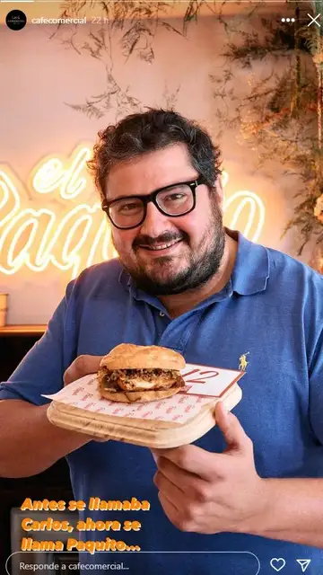 Carlos Moreno, chef de Café Comercial y ganador al Mejor Paquito de Madrid 2023 Carlos Moreno, chef de Café Comercial y ganador al Mejor Paquito de Madrid 2023