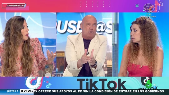 'Pelea' familiar en Aruser@s: Angie Cárdenas, Alfonso Arús y Tatiana Arús discuten en directo por culpa del konjac 'Pelea' familiar en Aruser@s: Angie Cárdenas, Alfonso Arús y Tatiana Arús discuten en directo por culpa del konjac