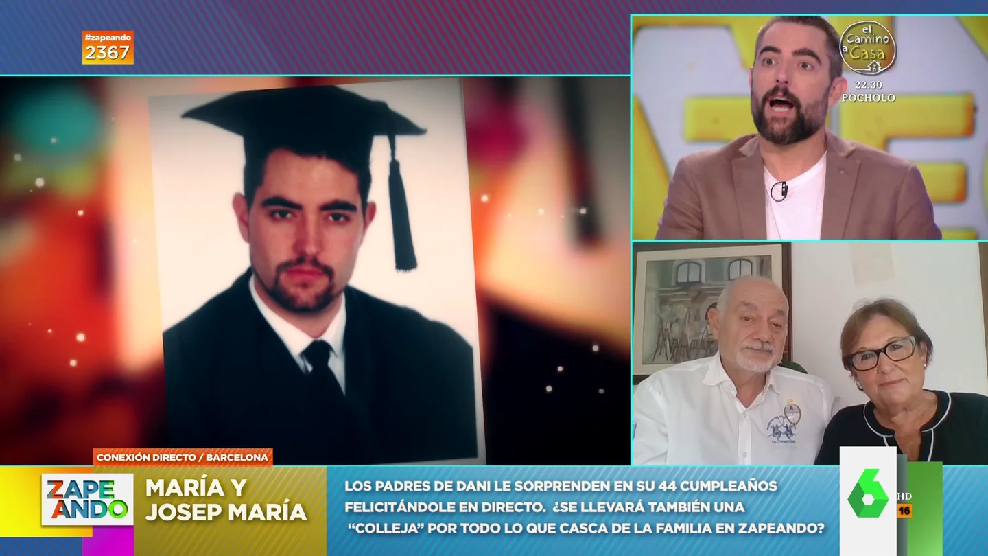 La indignación de Dani Mateo al ver la foto de su graduación La indignación de Dani Mateo al ver la foto de su graduación