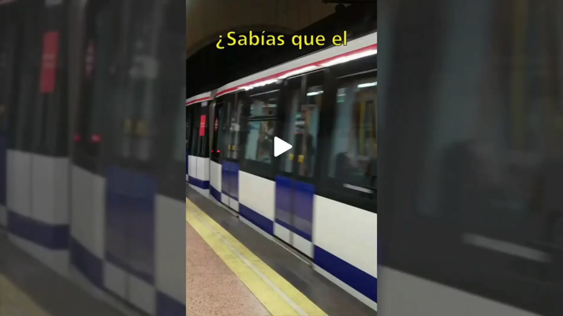 Un turista alucina en TikTok con lo que se ha encontrado en el Metro de Madrid y que no hay en otras ciudades