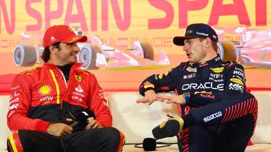 Carlos Sainz y Max Verstappen Carlos Sainz y Max Verstappen