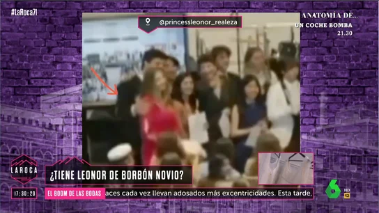 La princesa Leonor durante su graduación La princesa Leonor durante su graduación