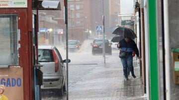 Lluvia en Teruel