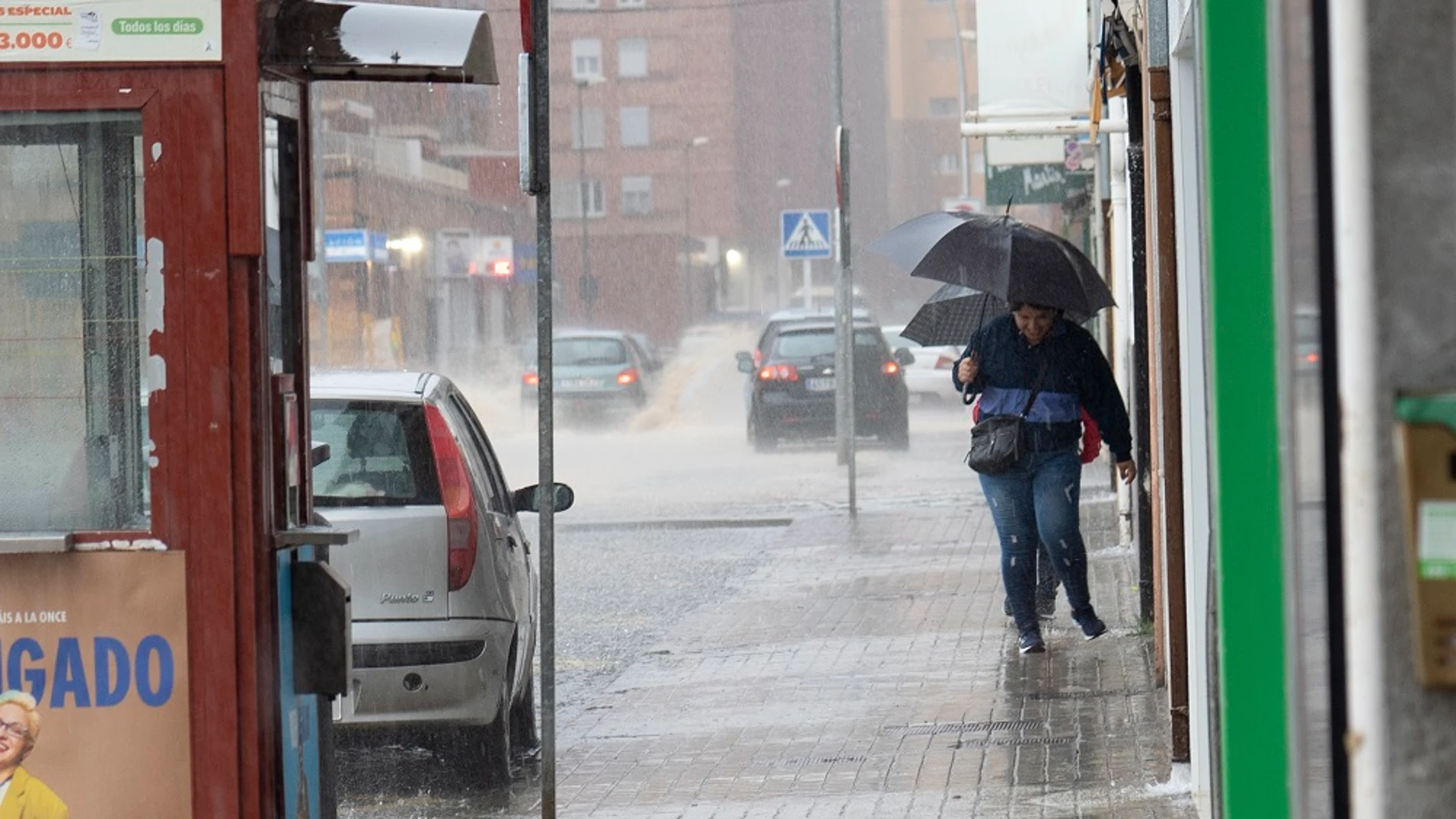 Lluvia en Teruel