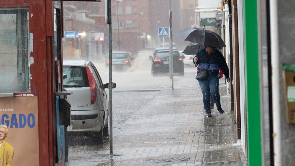 Lluvia en Teruel