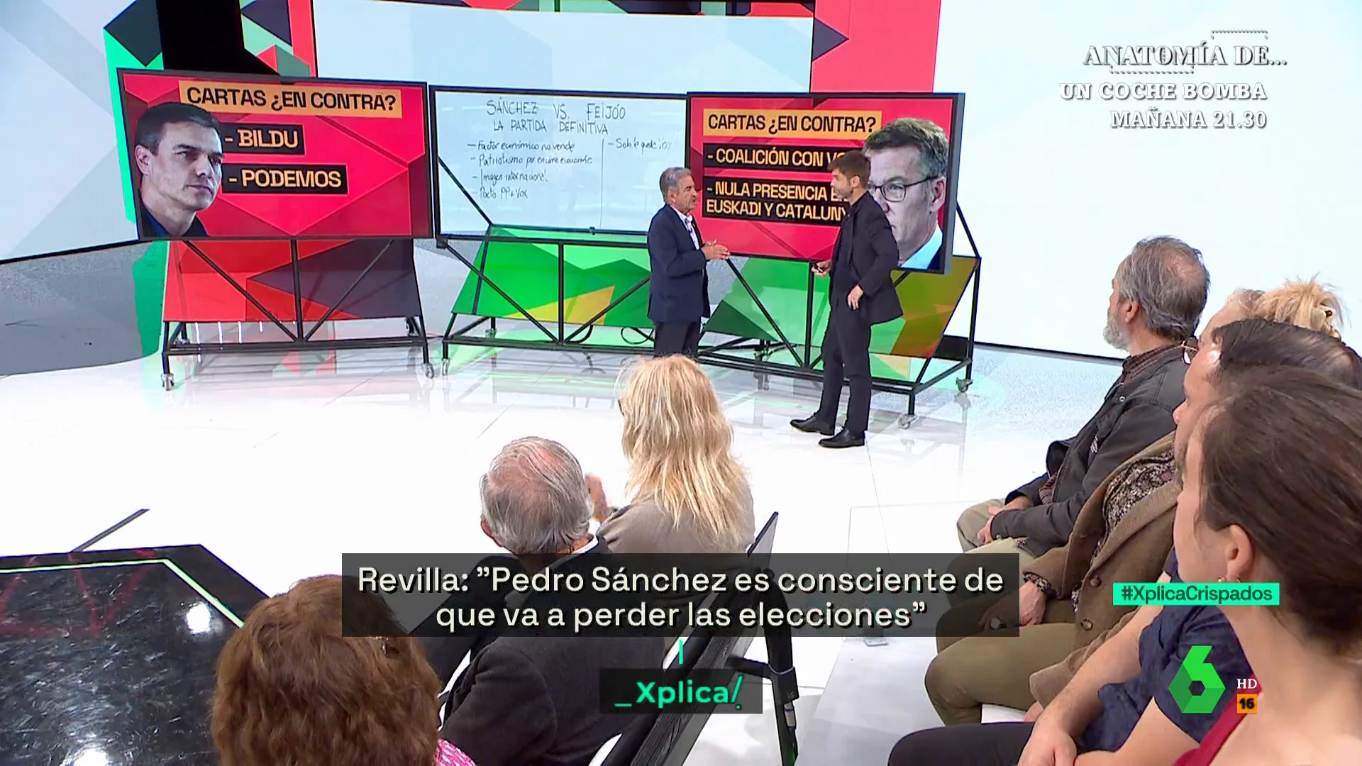 XPLICA - Revilla presagia una dimisión de Sánchez tras las elecciones: "Pedro se va, él sabe que tiene imposible ganar"