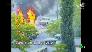 Estas son las únicas imágenes del atentado de ETA contra Aznar: "Vi coches en llamas y decidí coger la cámara"