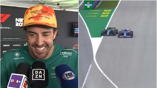 Fernando Alonso, sobre el adelantamiento a Esteban Ocon: "No fue tan difícil" Fernando Alonso, sobre el adelantamiento a Esteban Ocon: "No fue tan difícil"