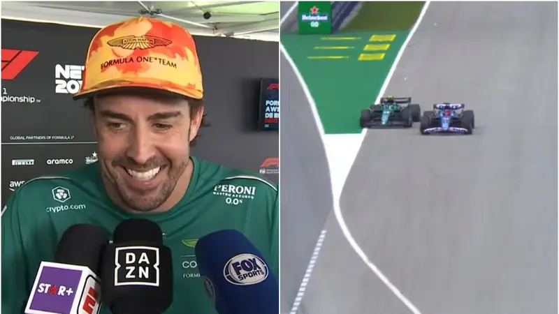 Fernando Alonso, sobre el adelantamiento a Esteban Ocon: "No fue tan difícil"