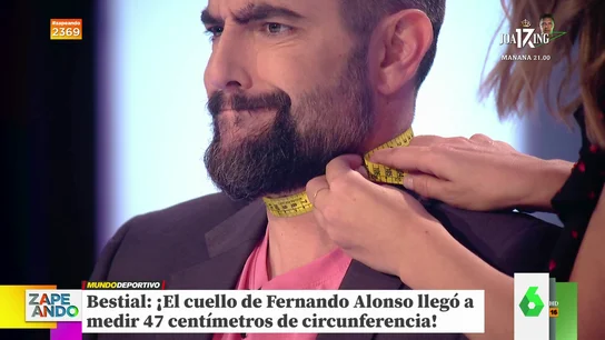 Dani Mateo, Thais Villas, Quique Peinado o Pirri, ¿les medirá el cuello lo mismo que a Alonso? Dani Mateo, Thais Villas, Quique Peinado o Pirri, ¿les medirá el cuello lo mismo que a Alonso?