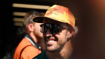 Fernando Alonso sonriendo