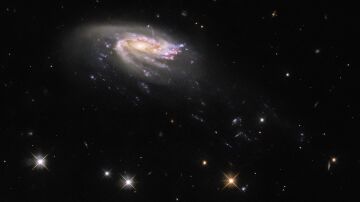 El telescopio Hubble capta una impactante imagen de una 'galaxia medusa' en un abismo cósmico