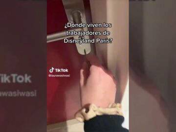 Una joven muestra en TikTok donde viven los trabajadores de Disneyland Paris: "No me lo esperaba"
