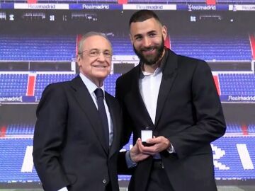 Florentino Pérez y Karim Benzema