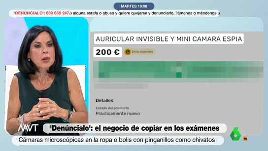 Beatriz de Vicente, en Más Vale Tarde Beatriz de Vicente, en Más Vale Tarde