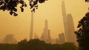 Nueva York, seriamente afectada por la calidad del aire resultante de los incendios en Canadá