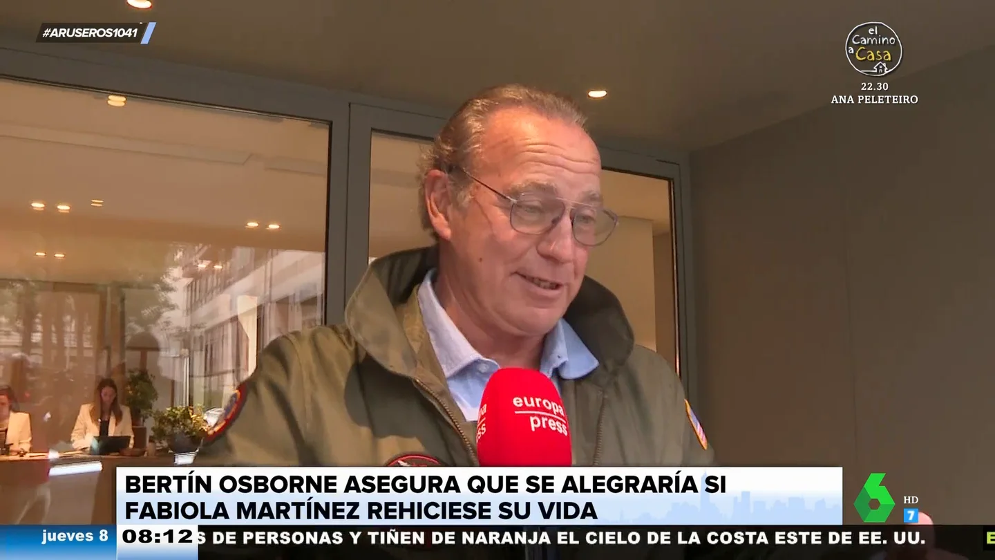 Así cree Bertín Osborne que reaccionaría si Fabiola Martínez rehiciese su vida con un nuevo amor Así cree Bertín Osborne que reaccionaría si Fabiola Martínez rehiciese su vida con un nuevo amor