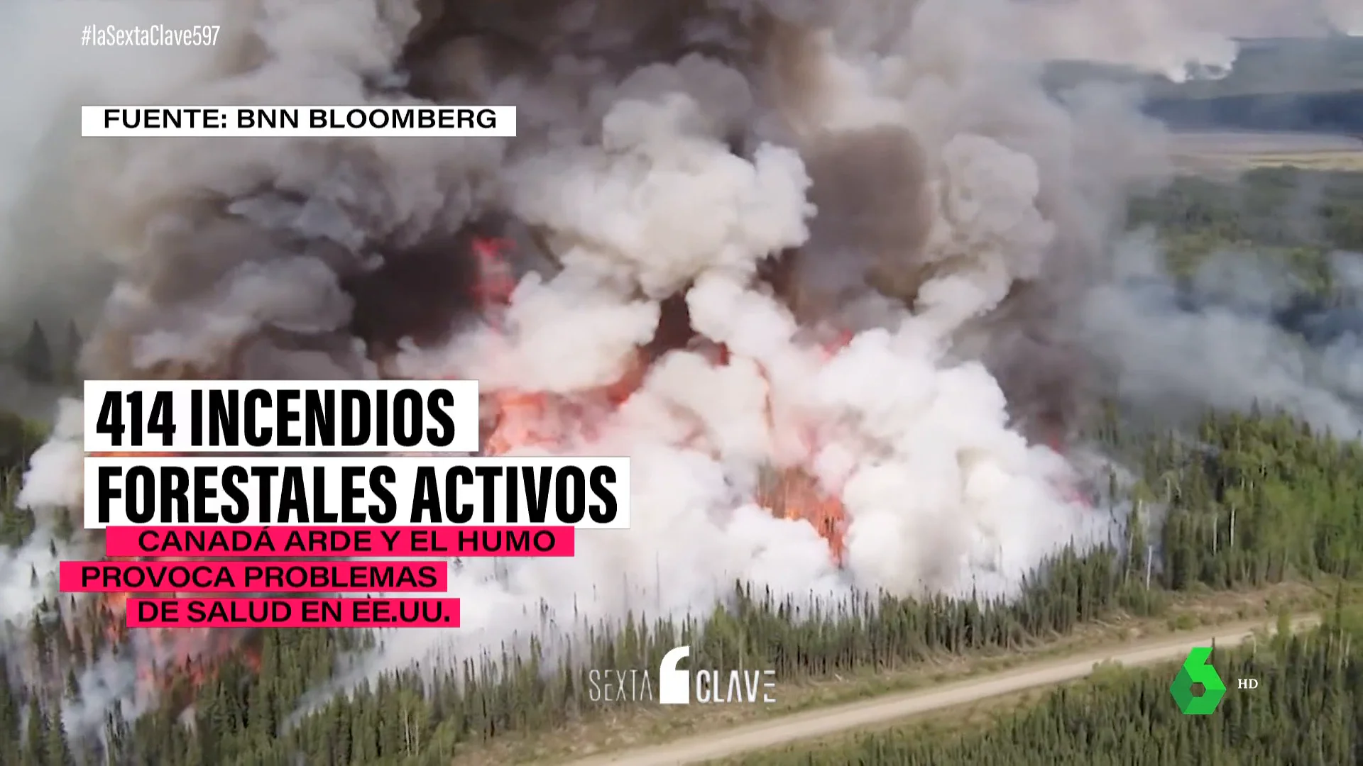 Las cifras que dejan los incendios en Canadá: más de 400 fuegos, 950 bomberos de refuerzo y millones de afectados