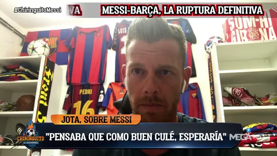 "No somos del Messi FC, somos del FC Barcelona", Jota Jordi estalló en el Chiringuito  "No somos del Messi FC, somos del FC Barcelona", Jota Jordi estalló en el Chiringuito